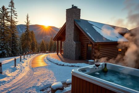 Your Perfect Log Cabin Getaway with Hot Tubs near Killington