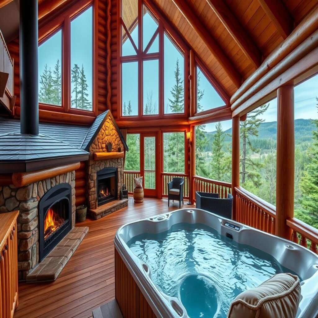 luxury log cabins