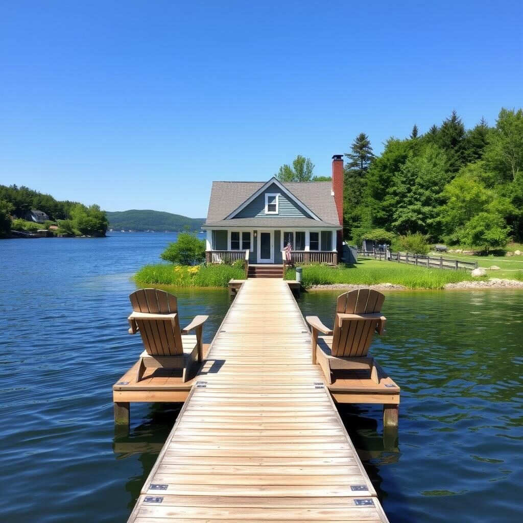 Lakefront cottage on Lake Champlain with private dock Lakefront cottage on Lake Champlain with private dock